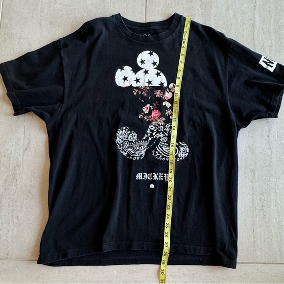 Neff x Disney Mickey Mouse T-Shirt Black Cotton Size XL - Picture 6 of 9